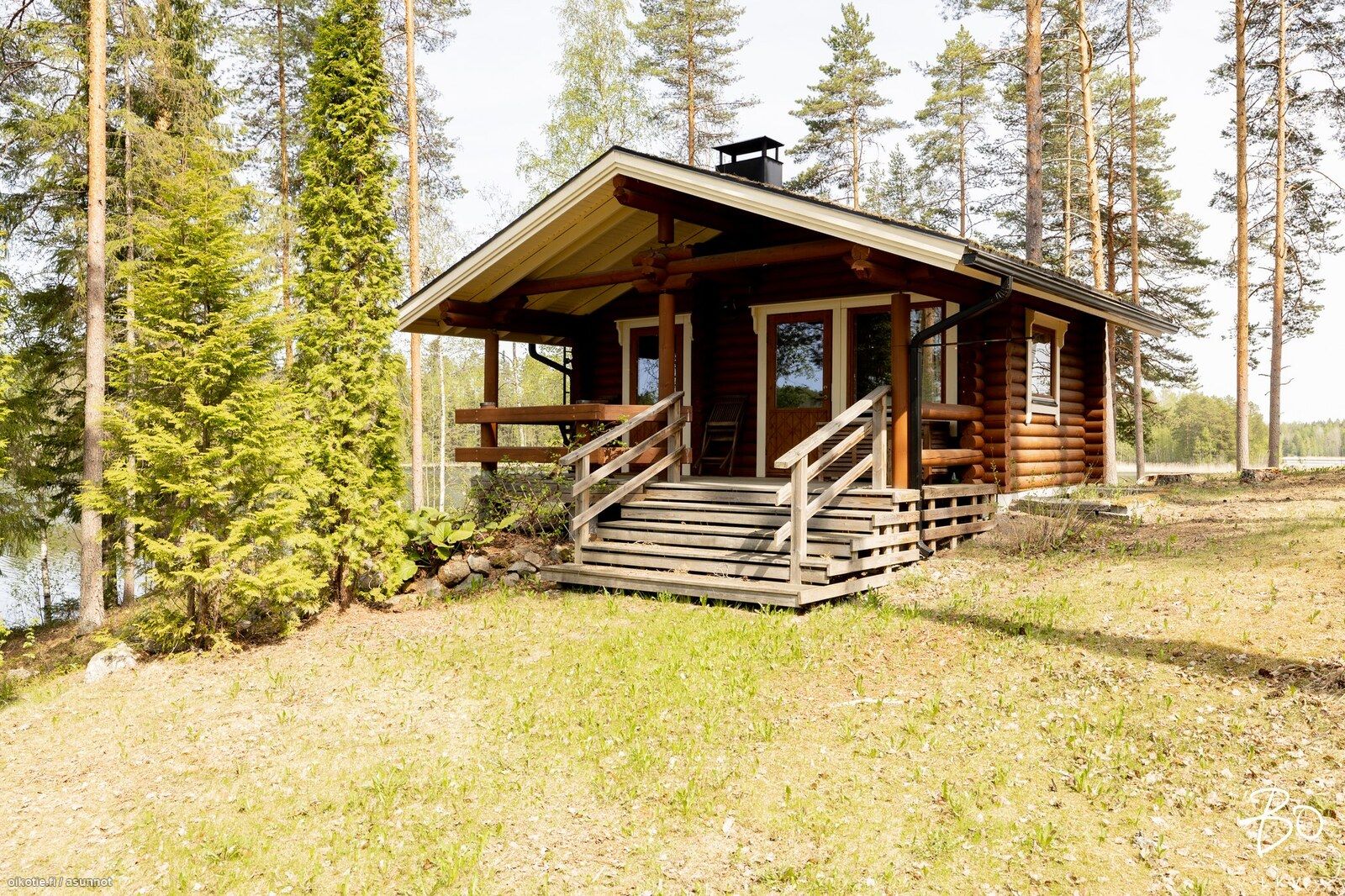 102 m² Mäkirekolantie 52, 17800 Kuhmoinen Oh, k, rt, 1-2mh, kph/s, wc, khh,  lasitettu terassi ja rantasauna – Oikotie 17234446 – SKVL