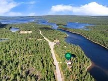 Ilmakuva Sevettijärven suuntaan