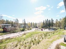 Näkymät olohuoneen ranskalaiselta parvekkelta