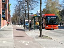 Pysäkki Sipoonkatu alle 100m.