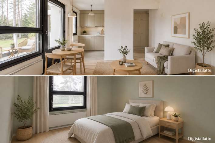 Kerrostalo, 2h, kk, s, 41 m², Jokela, Tuusula