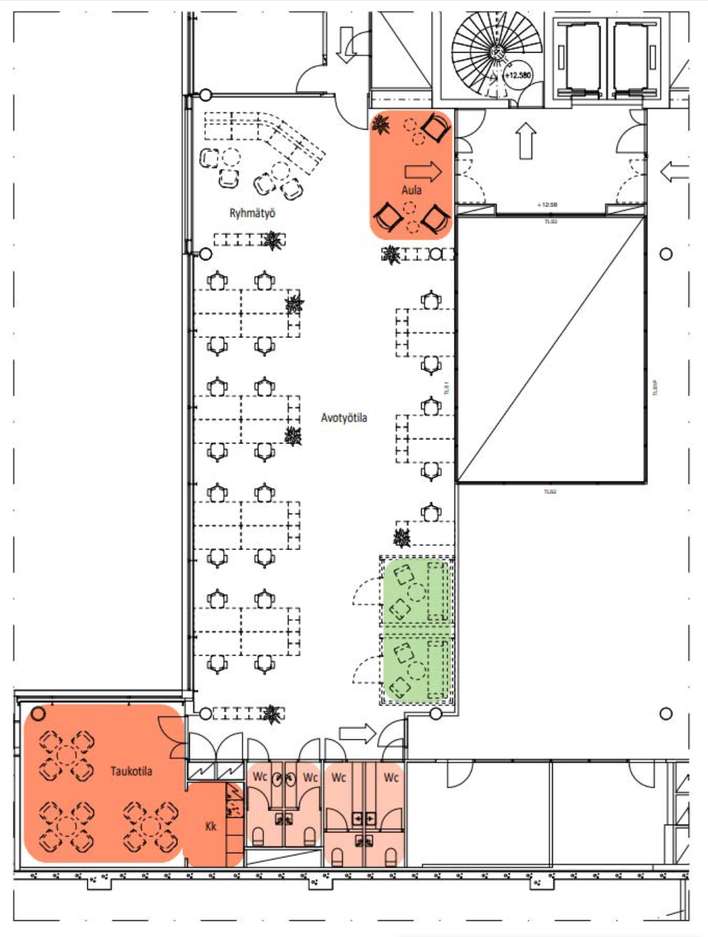 Liiketila, 277,5 m², Ruoholahti - Näkymä 3