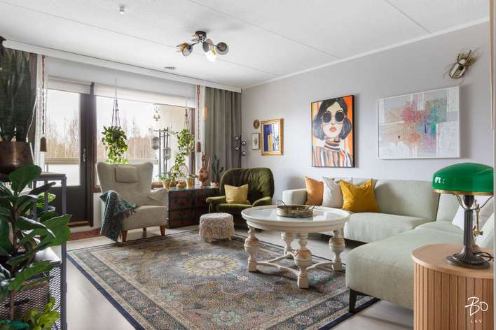 Kerrostalo, 3h, k, kph, vh, lasitettu parveke, 72,5 m², Hedelmätarha, Hollola