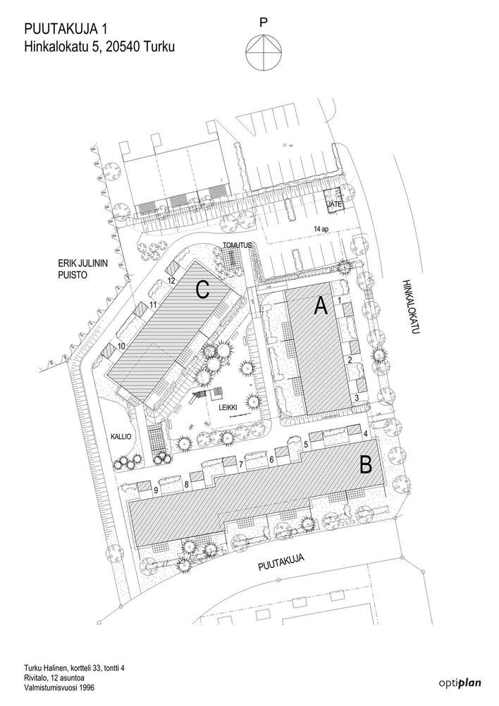 Rivitalo, 3h+k+s, 80,5 m², Halinen - View 2