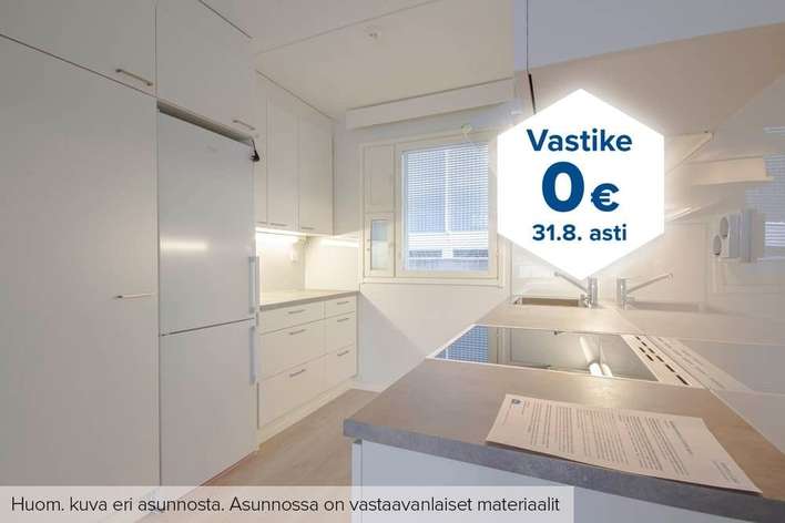 Kerrostalo, 2h+k+s, 53,5 m², Toppila, Oulu