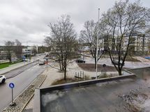 Näkymä toimiston ikkunasta