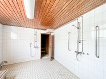 Yhtiöstä löytyy sauna.