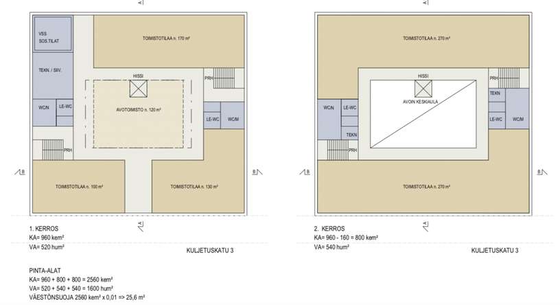 Liiketila, 1 600 m², Satama – pohled 2
