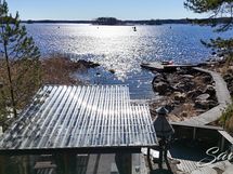 näkymä kesäkeittiöltä rantaan