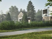 Julkisivu ja ulkonäkö muovautuvat suunnittelijan sekä rakennushankkeeseen ryhtyvän toimesta.