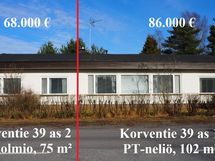 Myynnissä molemmat asunnot!