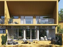 Visualisointikuva rivitalokodista B 06 (5-6h+kt+s, 146,5 m²)