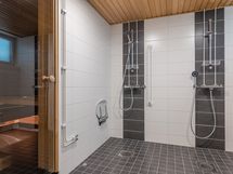 Taloyhtiön vuonna 2018 remontoidut saunatilat