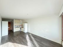 Asuntoon saat sängyn, sohvan ja ruokaryhmän. Asunto kaipaa huolenpitoasi