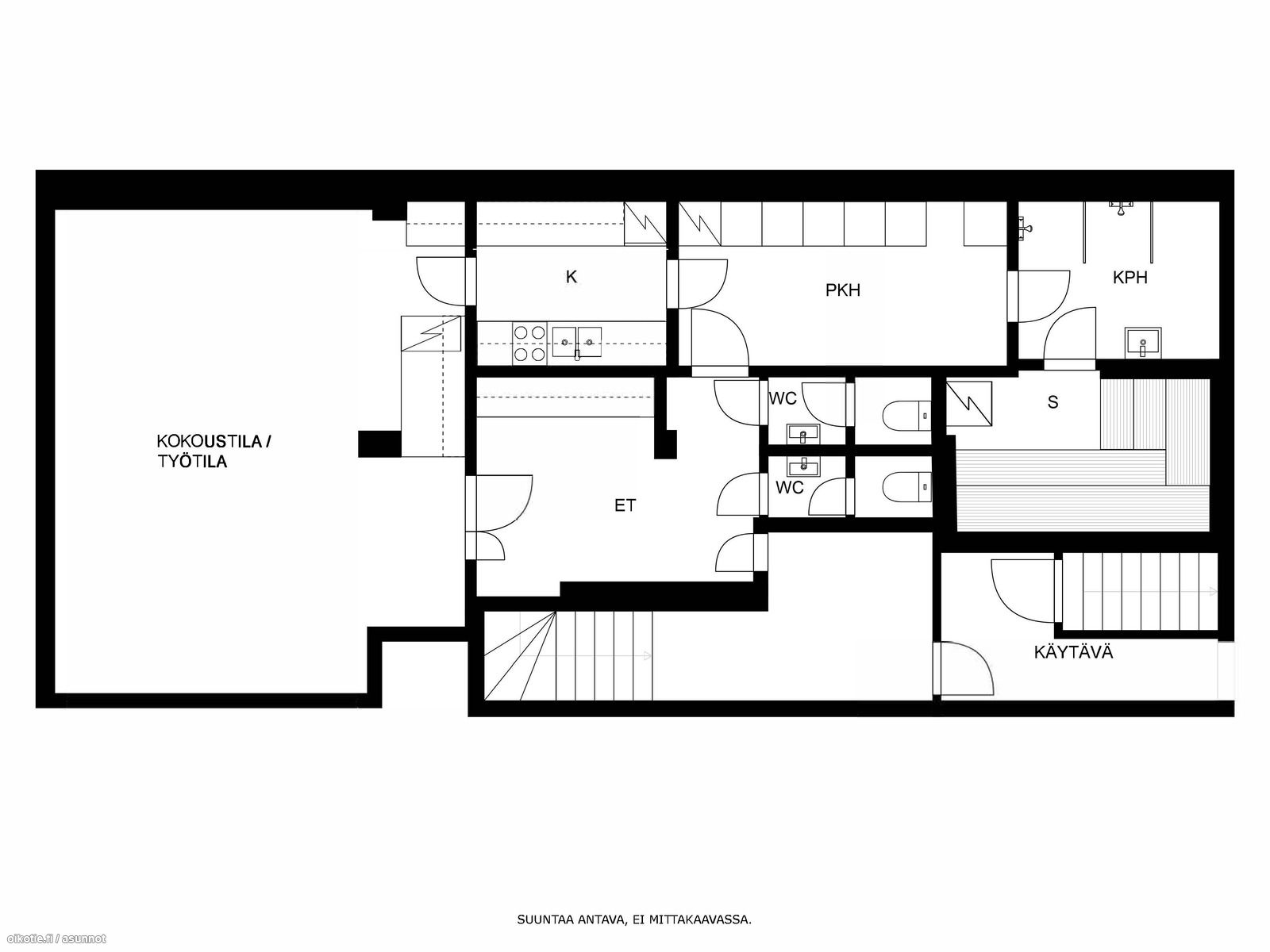 84 m² Kitkantie 15 3A, 93600 Kuusamo Sauna ja kokous/työtila – Oikotie  17057223 – SKVL