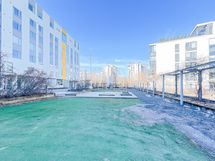 Näkymä sisäpihalle.