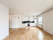 Kulmahuoneisto joka sopii niin perheelle kuin kimppa-asunnoksikin.