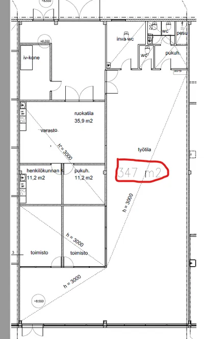 Toimitila, 347 m², Keskusta - View 4