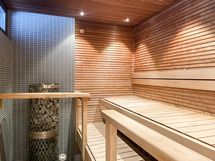 Taloyhtiön sauna.