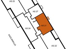 Asunto A21 sijaintikaavio