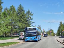 Bussipysäkki heti vieressä