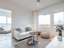 Olohuone, kuva vastavasta asunnosta samasta talosta