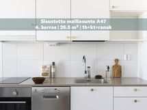 Taiteilija A47, malliasunto 6 vesileima