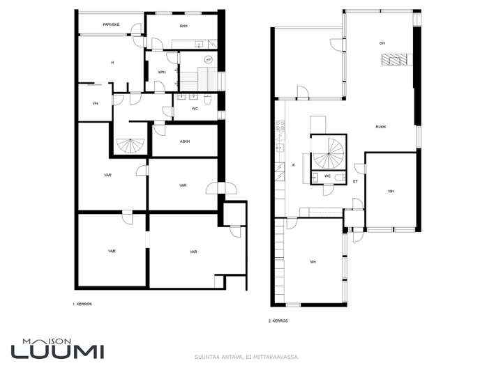 Rivitalo, 5-6h+k+s+khh+p, varastot+at, 203/273 m², Niittykumpu - Näkymä 2