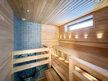 Taloyhtiön saunatilat on remontoitu putkisaneerauksen yhteydessä.