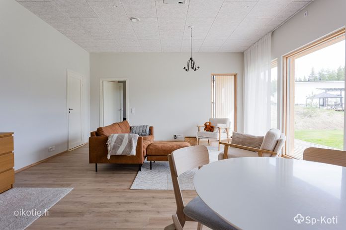 Omakotitalo, 4h+k+s+ph+s+khh+pukuh+2xwc+arkiet+2xvh+autotalli+tekn+terassi, 124 m², Siivikkala - Näkymä 5