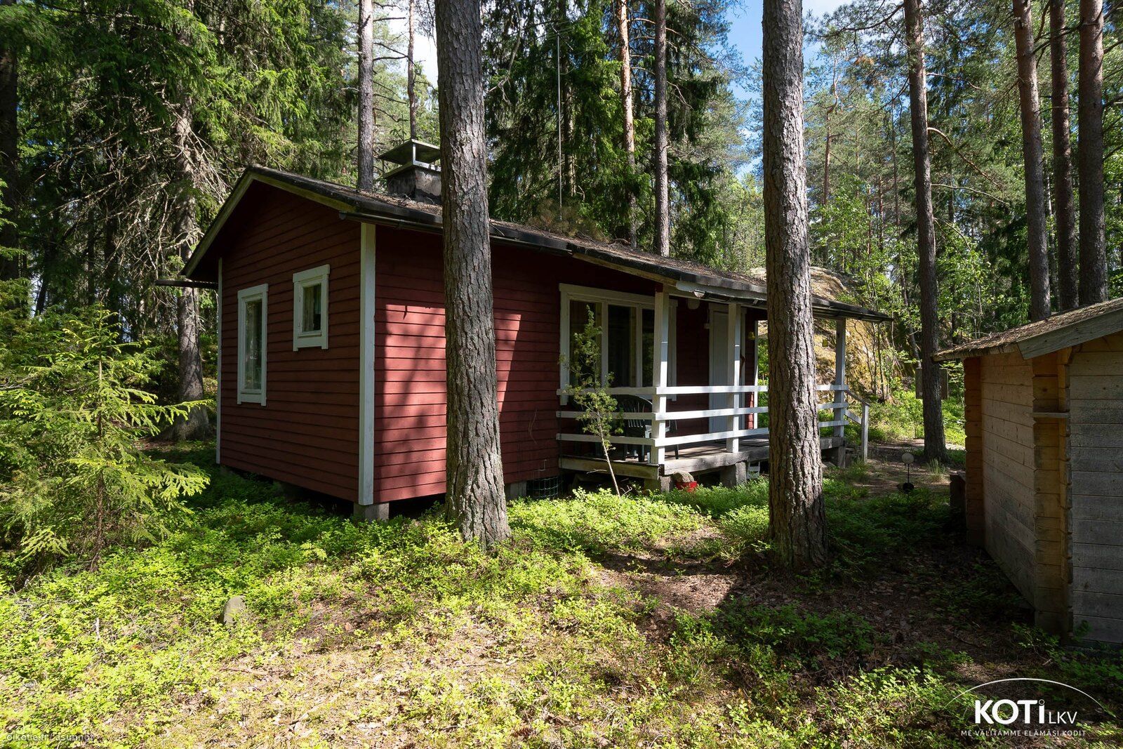 30 m² Uunimäentie 55, 03100 Vihti Mökki ja saunarakennus – Oikotie 17231057  – SKVL