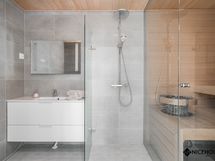 Pesuhuone-sauna.
