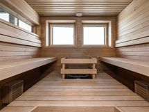 A-talon 8.krs terassillinen saunaosasto: Lataamo