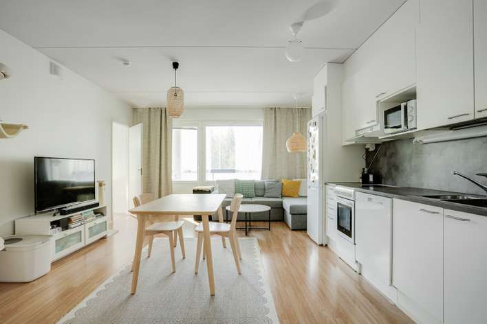 Kerrostalo, 3H+KT+S, 58,5 m², Mukkula, Lahti