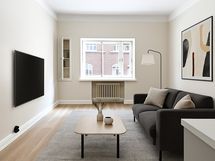 Olohuone on digitaalisesti stailattu