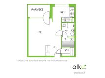 Pohjakuva suuntaa-antava, ei mittakaavassa