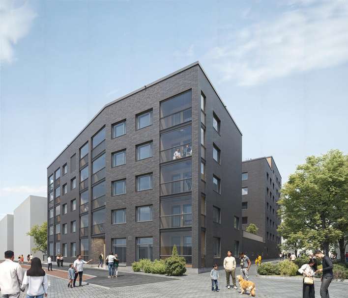 Kerrostalo, 4H+KT+S, 88 m², Sörnäinen - Näkymä 3