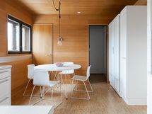 Keksikerroksen ruokailutilaa