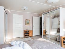 makuuhuoneessa myös vaatehuone