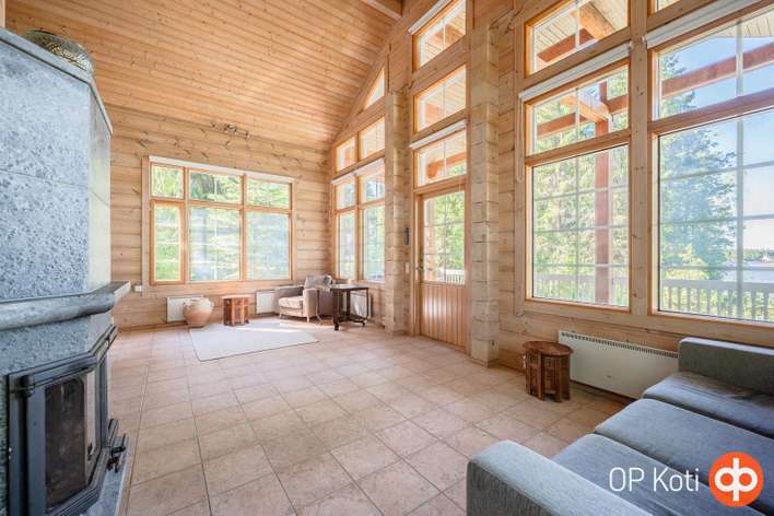 Loma-asunto, Oh,3mh,k,khh,kph/wc,wc,aula,vh,p,kuisti, 111 m², Villähde - Näkymä 4