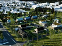 Julkisivu ja ulkonäkö muovautuvat suunnittelijan sekä rakennushankkeeseen ryhtyvän toimesta.