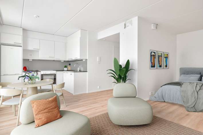 Kerrostalo, 1R + ALKOV + KV, 39 m², Vuosaari - Näkymä 4