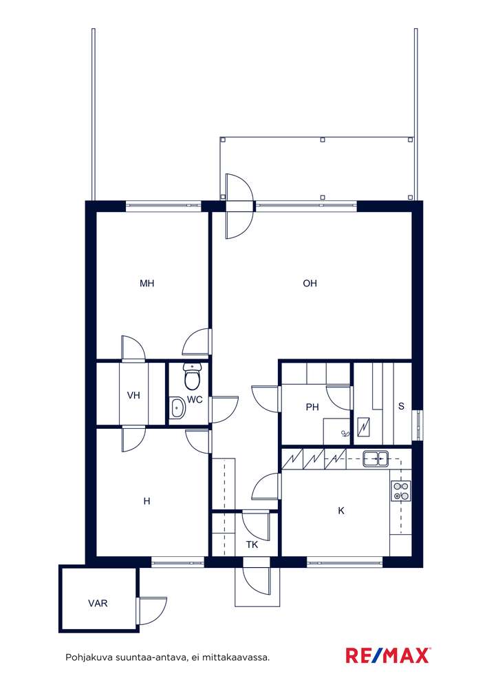 Rivitalo, 3h+k+s, 83 m², Vaisaari - Ansicht 2