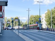 Sepänkadun ratikkaopysäkille on matkaa reilut 100 metriä.