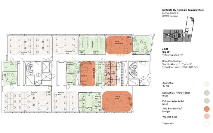 Liiketila, 686 m², Vallila - View 3