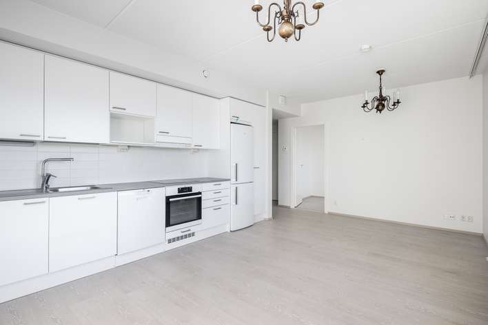 Kerrostalo, 3h + kt + kph + s + vh + lasitettu parveke, 59,5 m², Kuninkaantammi – pohled 4