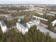 Ilmakuva Tuulimyllyntie 3:n lähialueesta