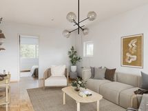 Virtuaalikalustus olohuone