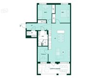 Asunnon pohjapiirros