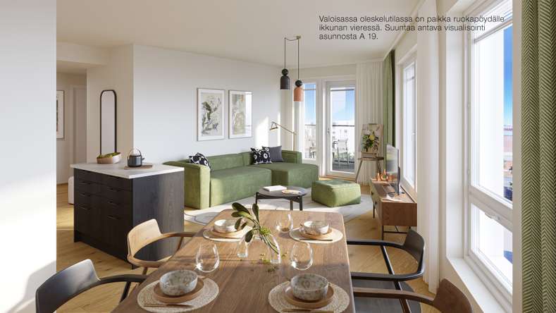 Kerrostalo, 3h+kt+s, 71 m², Sompio, Kerava